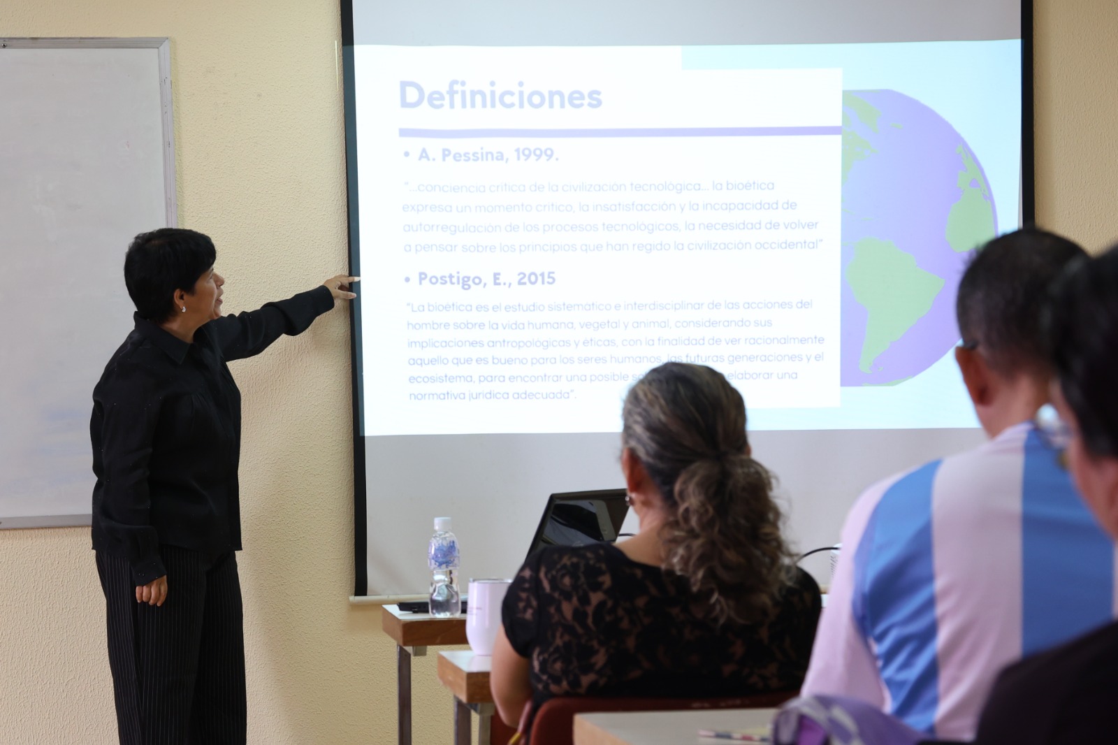 Miembros del Comité de Bioética del MINCYT participan en curso de ampliación «Biotecnología, Bioética y Sociedad” de la ESI